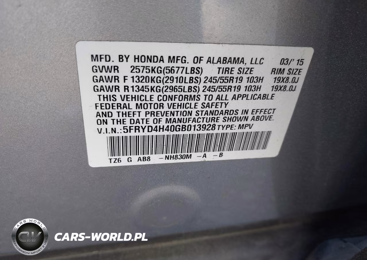 2016 Acura Mdx Technology Acurawatch Plus Packages-Technology Package VIN:5FRYD4H40GB013928 - 9