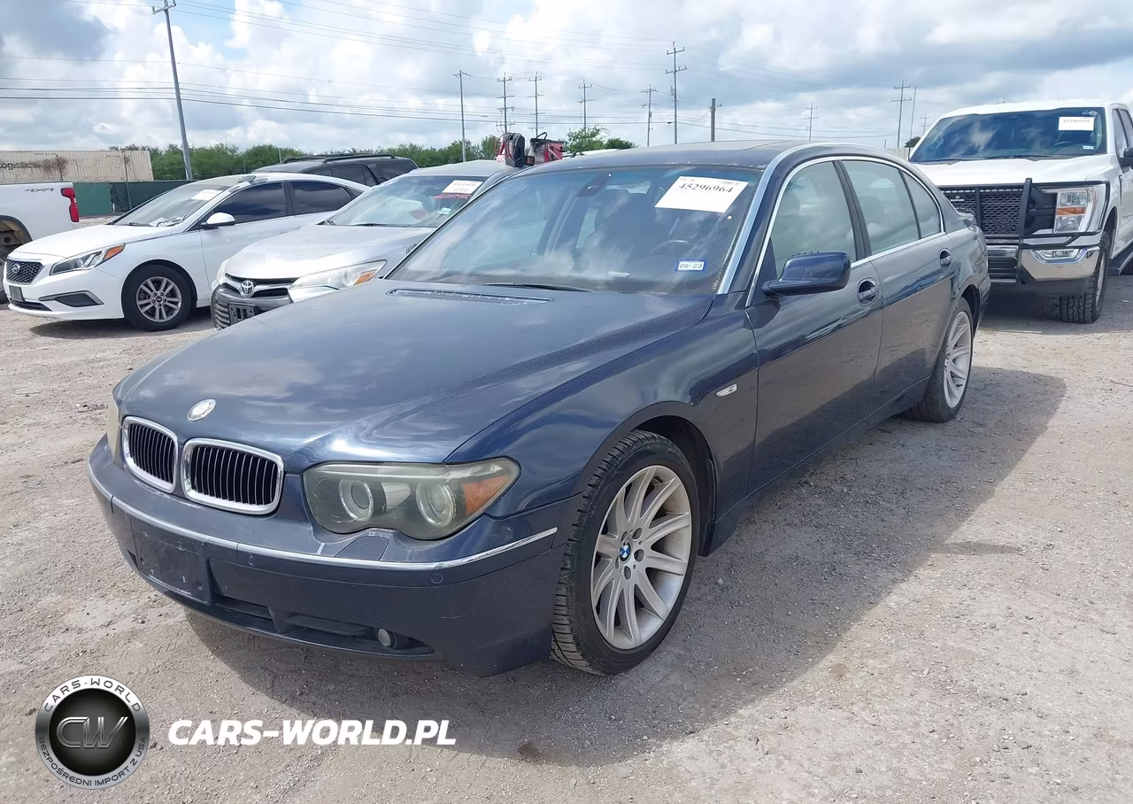 2004 BMW 745Li VIN:WBAGN63544DS52176 - 2