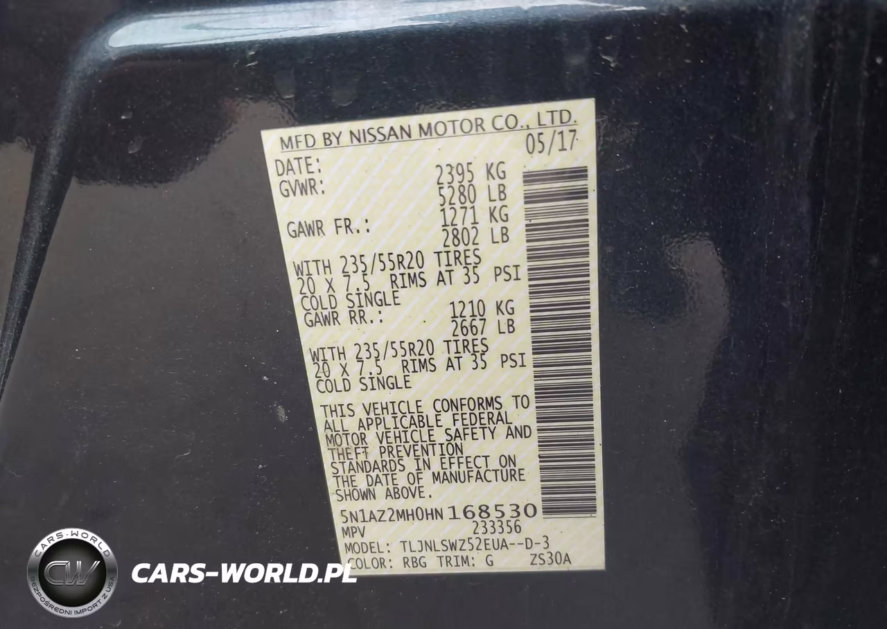2017 Nissan Murano Platinum VIN:5N1AZ2MH0HN168530 - 9