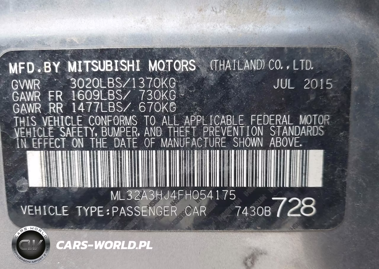 2015 Mitsubishi Mirage De VIN:ML32A3HJ4FH054175 - 9