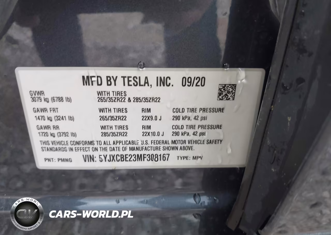 2021 Tesla Model X Long Range Dual Motor All-Wheel Drive-Long Range Plus Dual Motor All-Wheel Drive VIN:5YJXCBE23MF308167 - 7