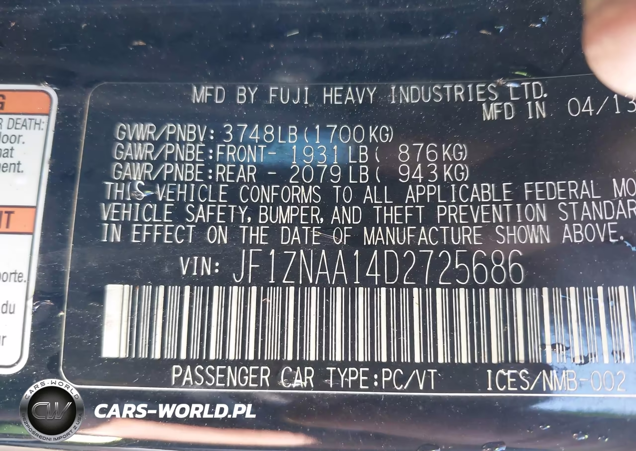 2013 Scion Fr-S VIN:JF1ZNAA14D2725686 - 9