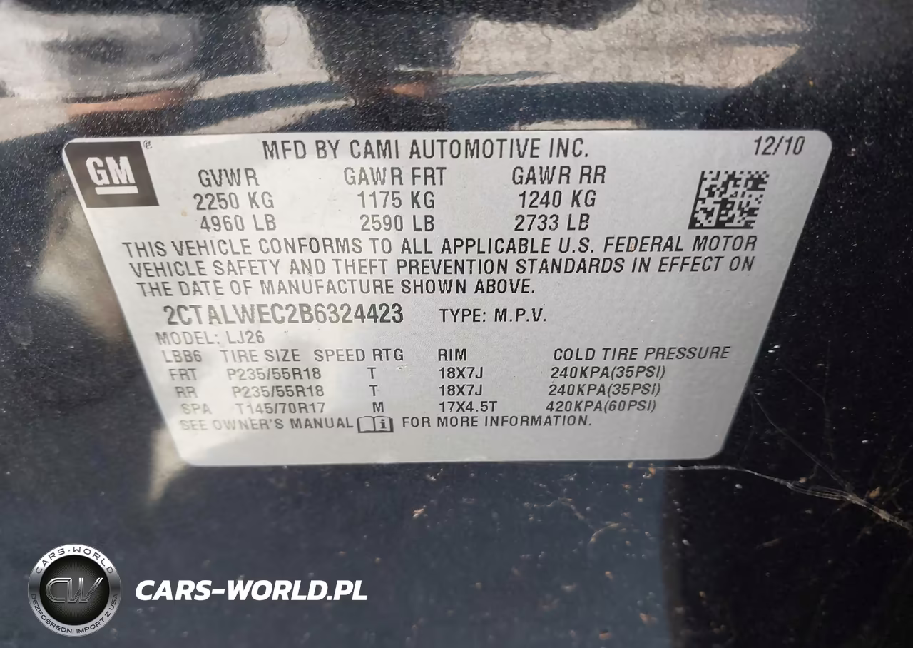 2011 GMC Terrain Slt-2 VIN:2CTALWEC2B6324423 - 9