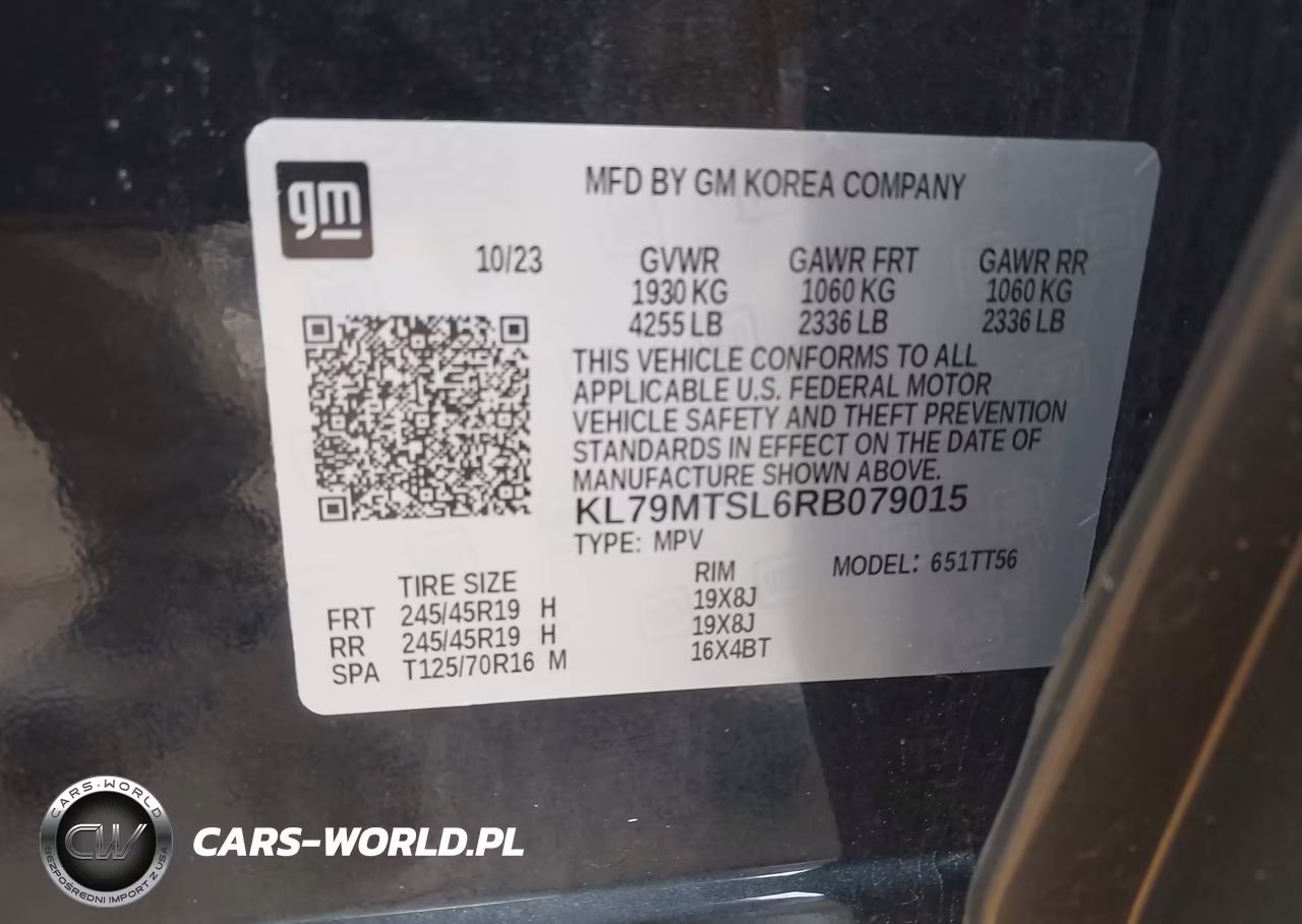 2024 Chevrolet Trailblazer Fwd Rs VIN:KL79MTSL6RB079015 - 9