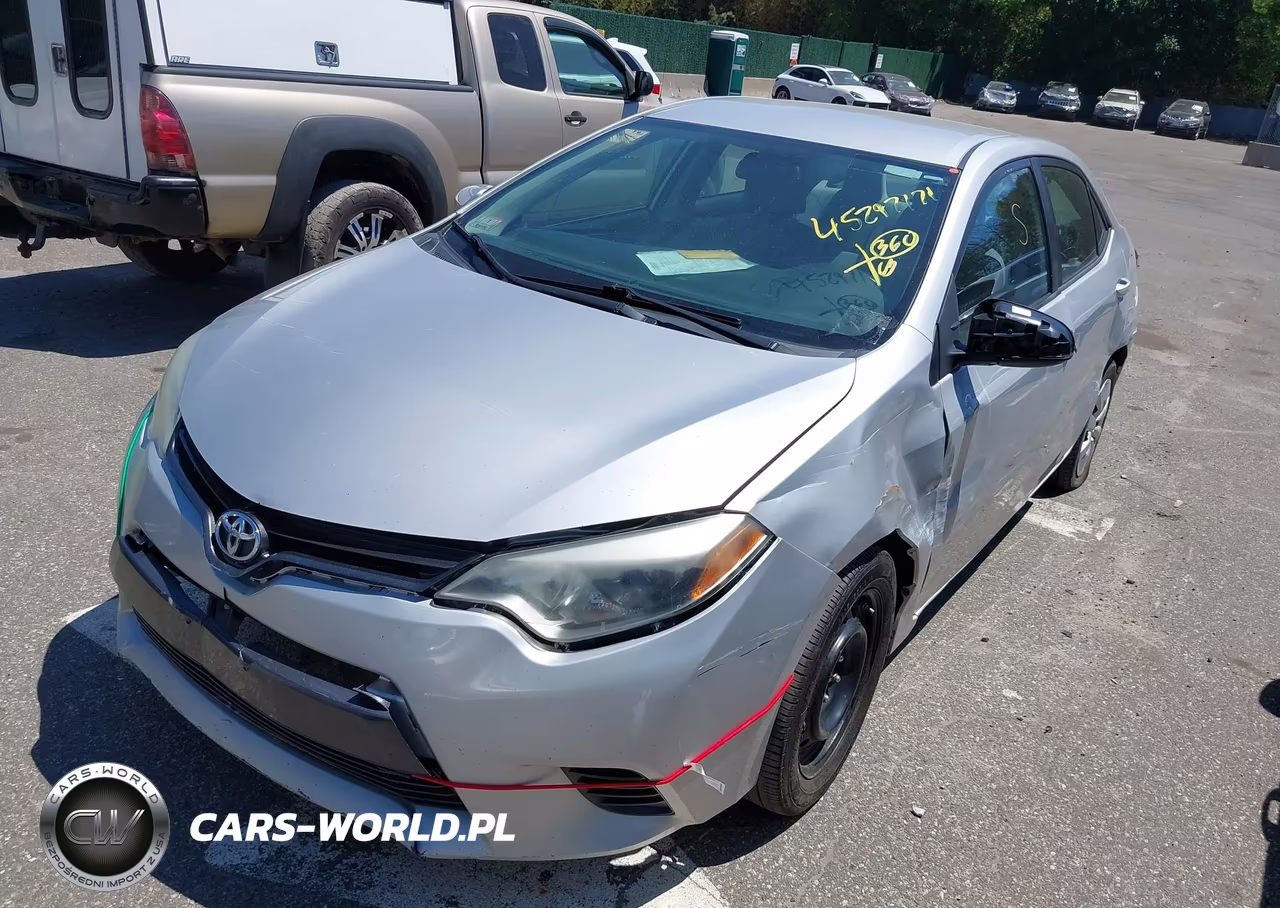 2016 Toyota Corolla Le VIN:5YFBURHE8GP448813 - 2