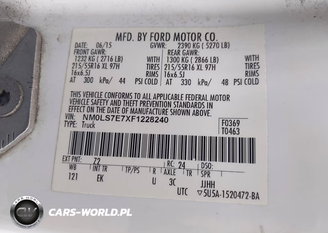 2015 Ford Transit Connect Xl VIN:NM0LS7E7XF1228240 - 9