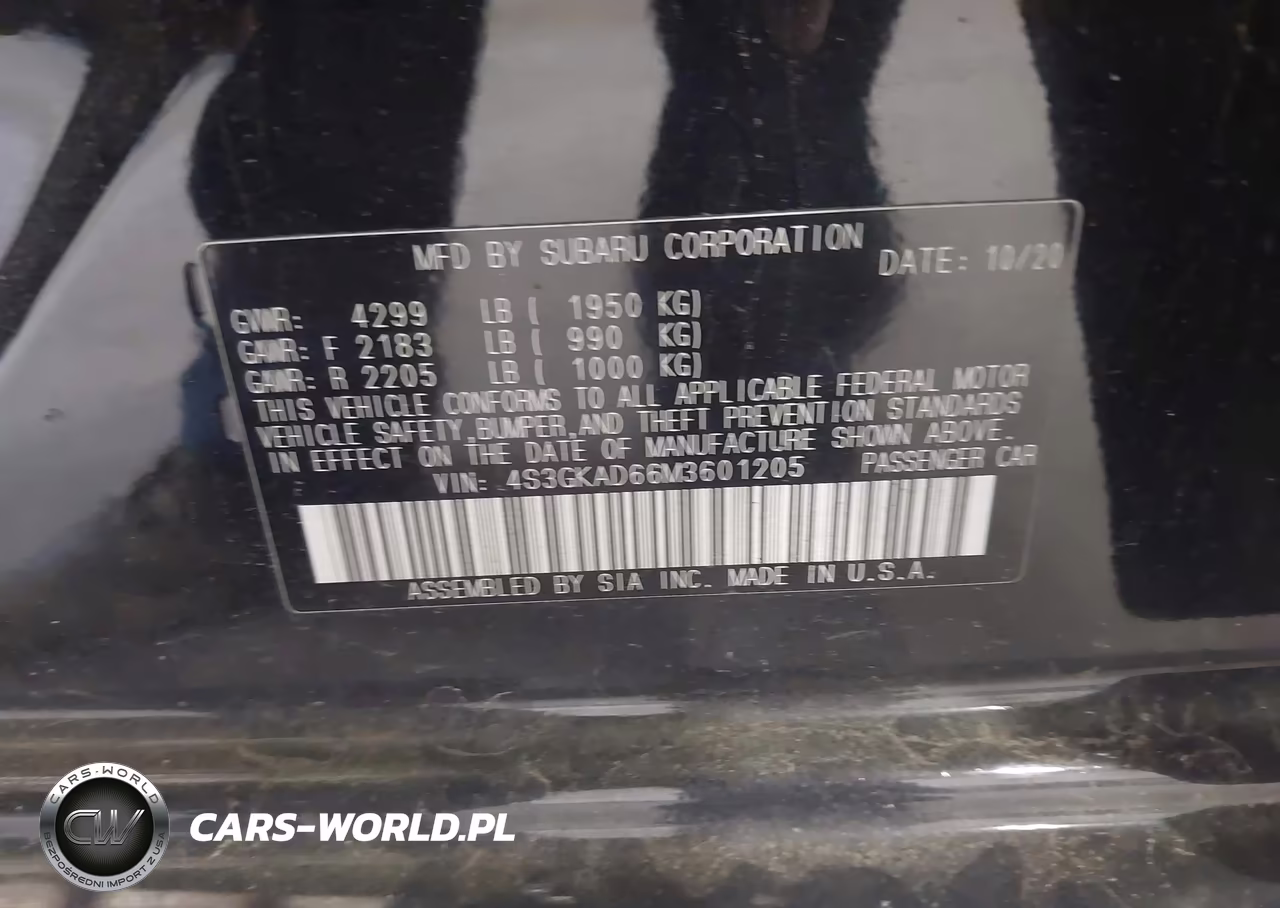 2021 Subaru Impreza Premium VIN:4S3GKAD66M3601205 - 9