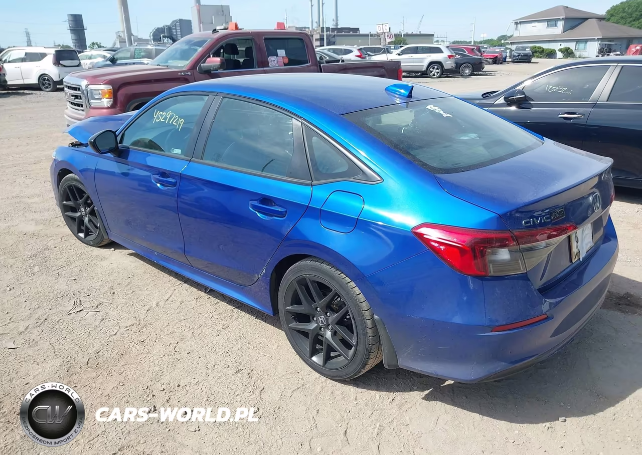 2022 Honda Civic Sport VIN:2HGFE2F55NH556450 - 3