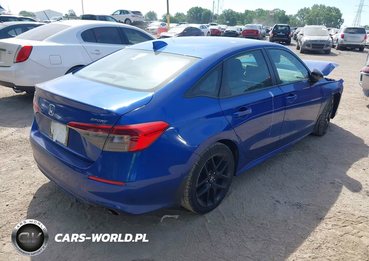 2022 Honda Civic Sport VIN:2HGFE2F55NH556450 - 4