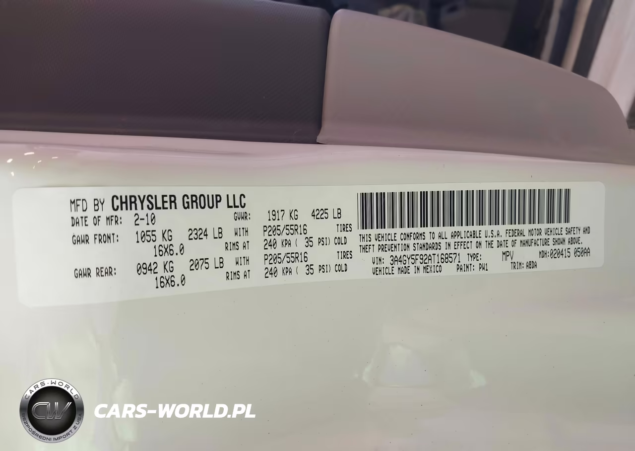 2010 Chrysler Pt Cruiser Classic VIN:3A4GY5F92AT168571 - 9