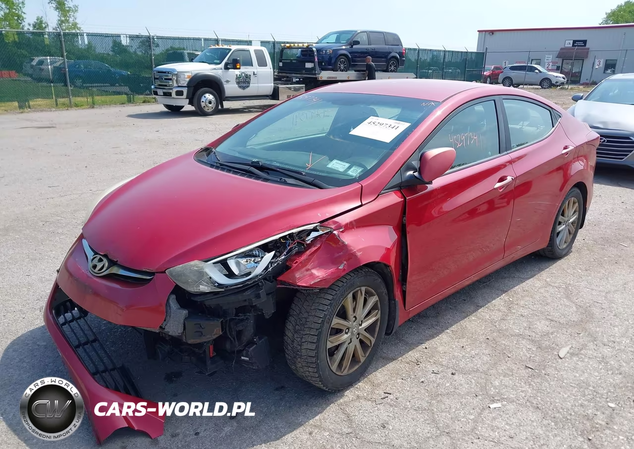 2016 Hyundai Elantra Se VIN:KMHDH4AE6GU518205 - 2