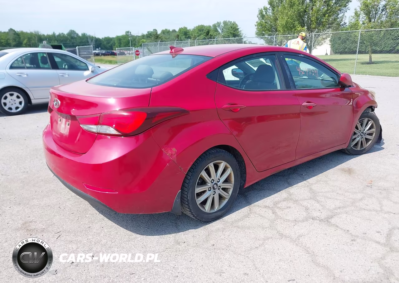 2016 Hyundai Elantra Se VIN:KMHDH4AE6GU518205 - 4