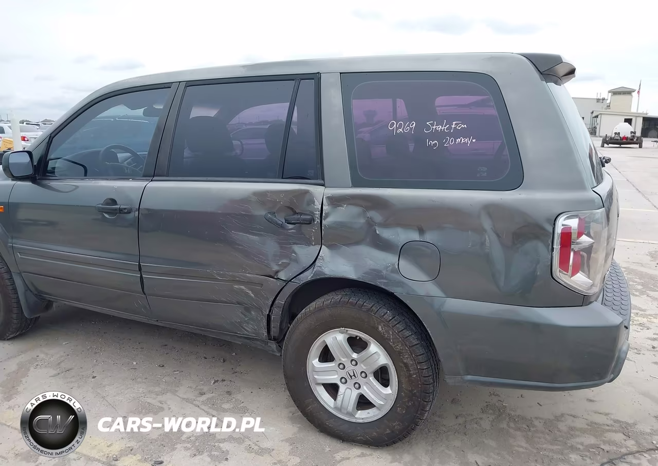 2006 Honda Pilot Lx VIN:5FNYF28186B036233 - 6