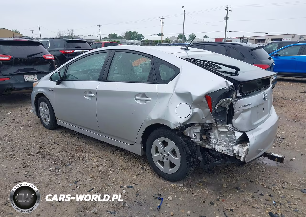 2011 Toyota Prius Two VIN:JTDKN3DU7B1374224 - 3