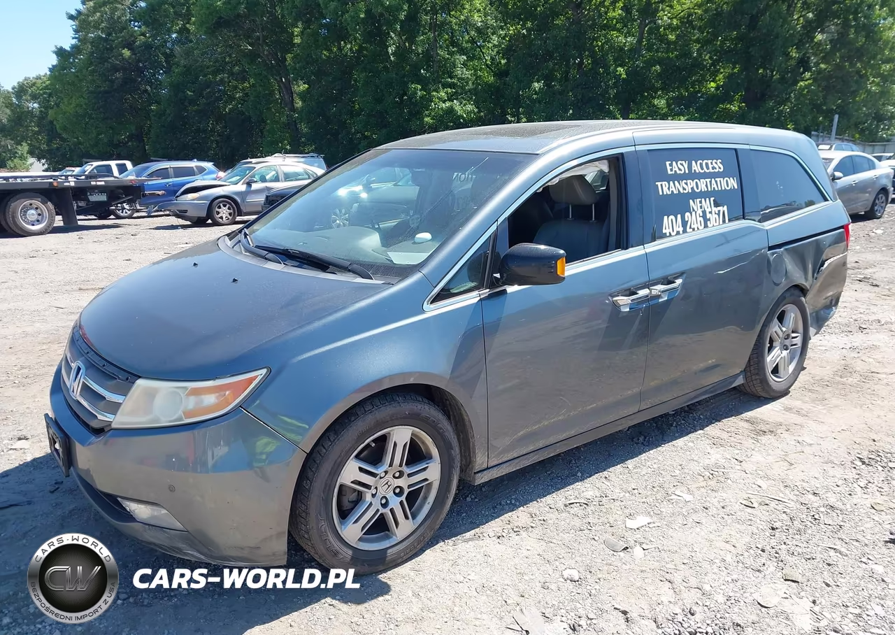 2012 Honda Odyssey Touring-Touring Elite VIN:5FNRL5H96CB004607 - 2