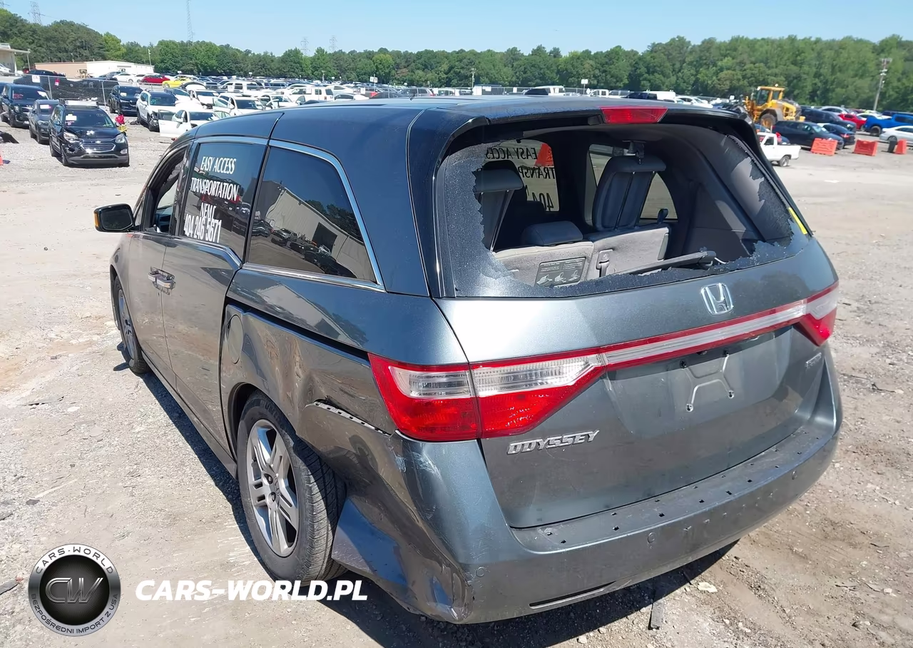 2012 Honda Odyssey Touring-Touring Elite VIN:5FNRL5H96CB004607 - 3