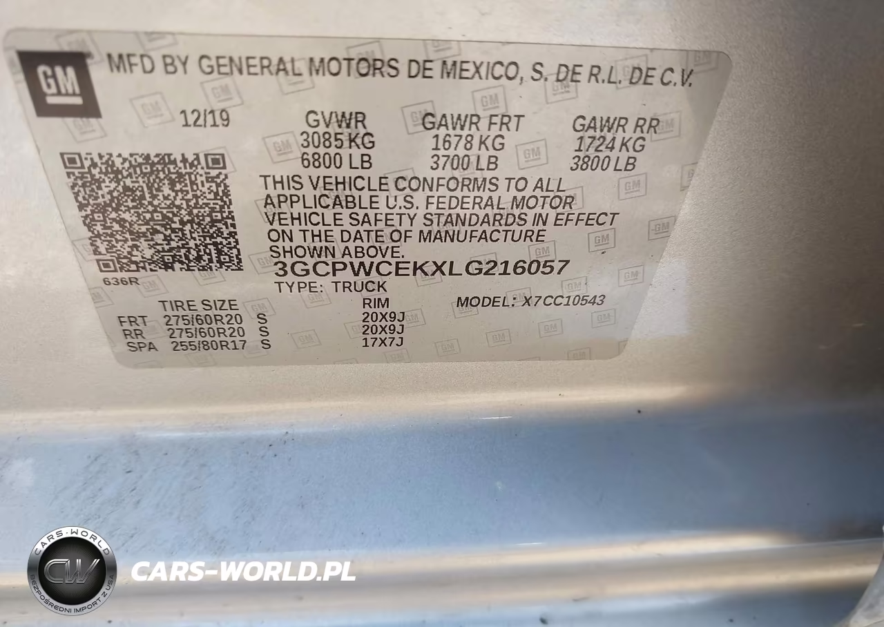 2020 Chevrolet Silverado 1500 2Wd Short Bed Lt VIN:3GCPWCEKXLG216057 - 9