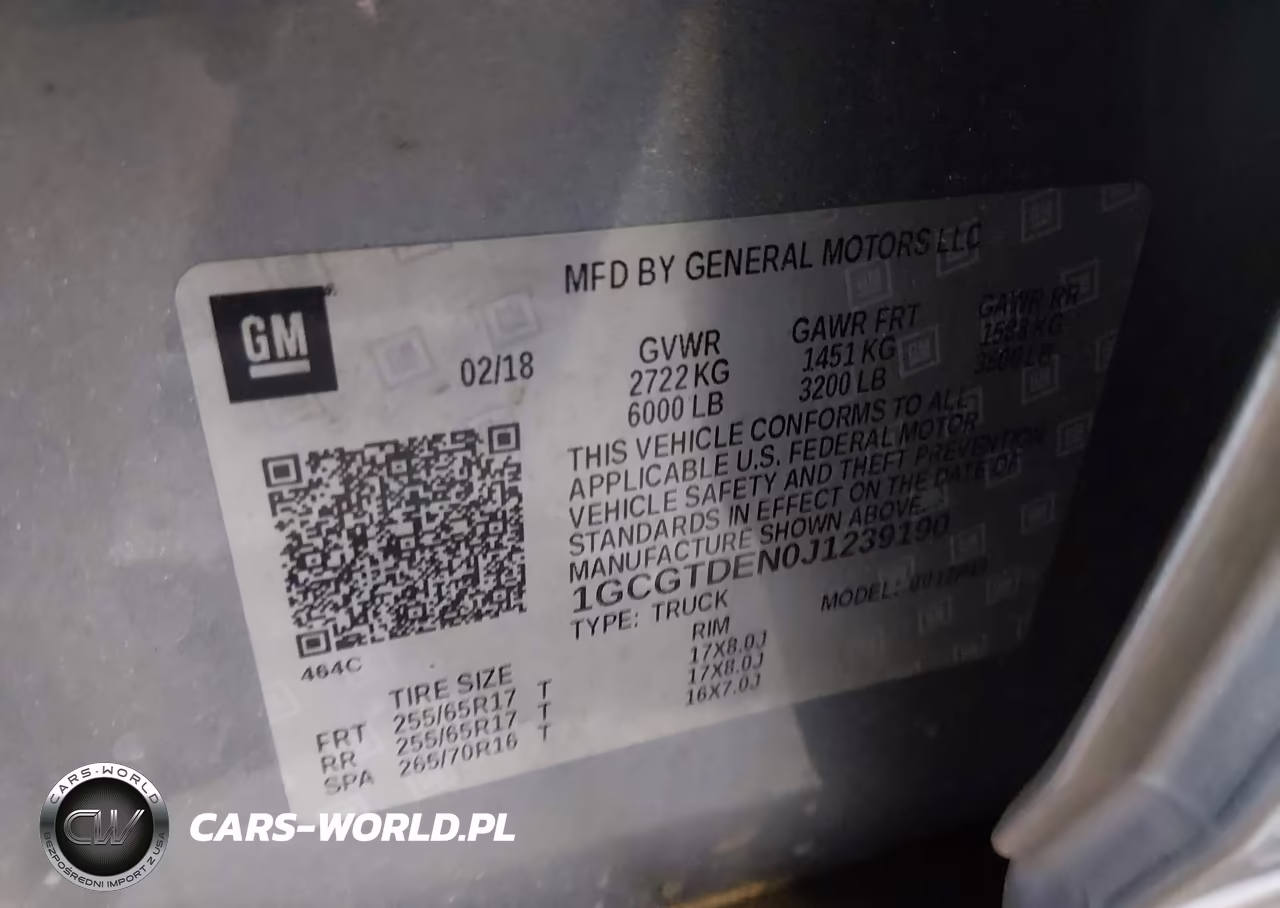 2018 Chevrolet Colorado Z71 VIN:1GCGTDEN0J1239190 - 9