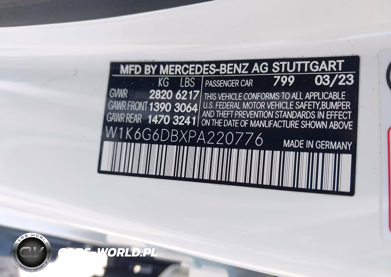 2023 Mercedes-Benz S 500 4Matic VIN:W1K6G6DBXPA220776 - 9