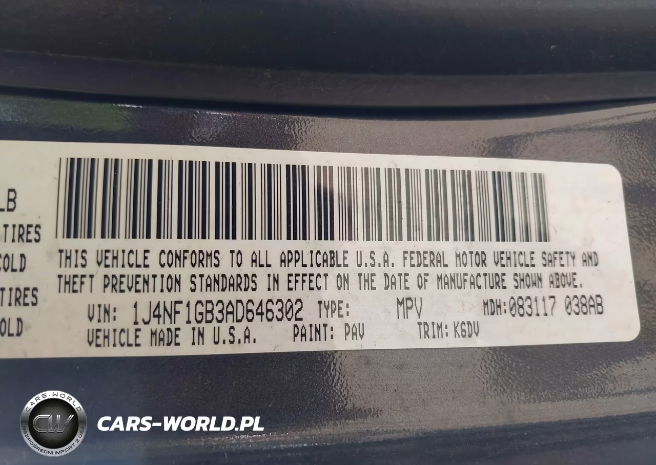 2010 Jeep Patriot Sport VIN:1J4NF1GB3AD646302 - 9