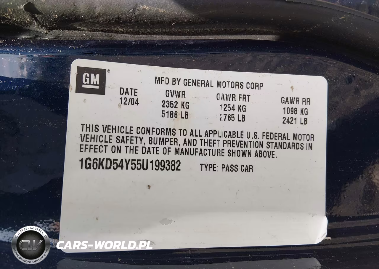 2005 Cadillac Deville Standard VIN:1G6KD54Y55U199382 - 9