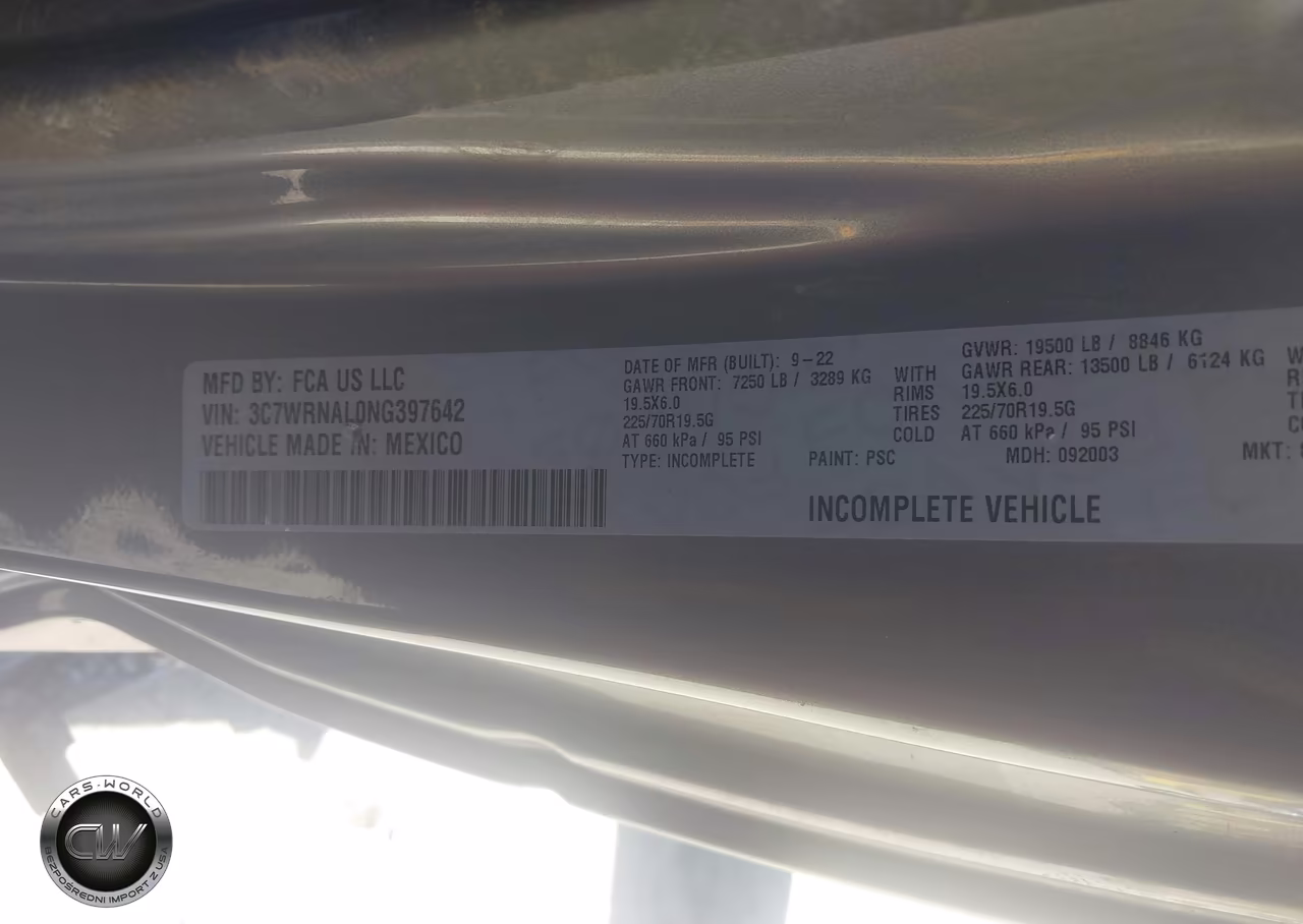 2022 Ram 5500 Chassis Tradesman-Slt VIN:3C7WRNAL0NG397642 - 8