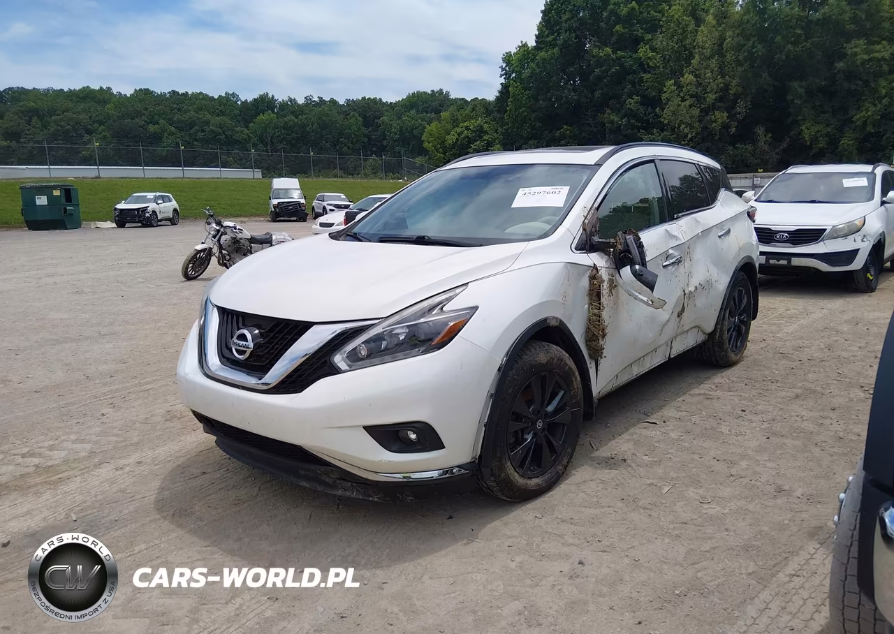 2018 Nissan Murano Sv VIN:5N1AZ2MG8JN109495 - 2