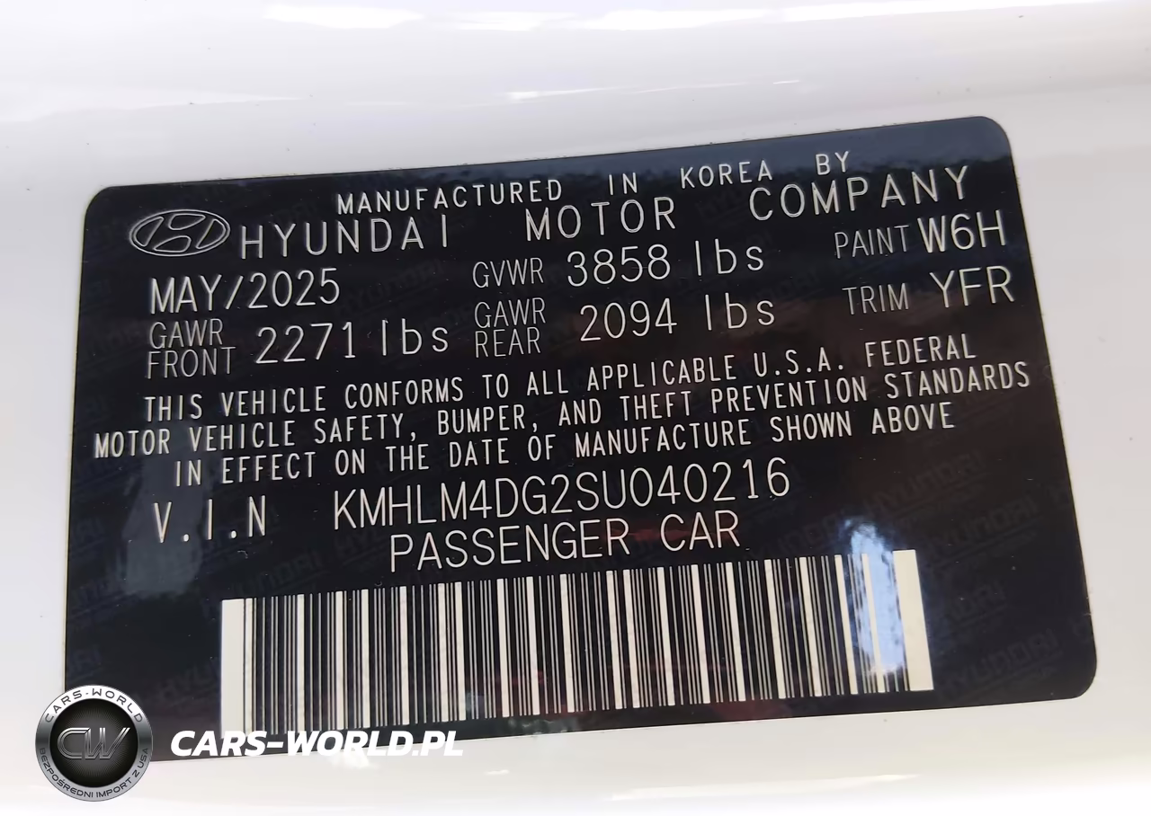 2025 Hyundai Elantra Sel Sport VIN:KMHLM4DG2SU040216 - 9