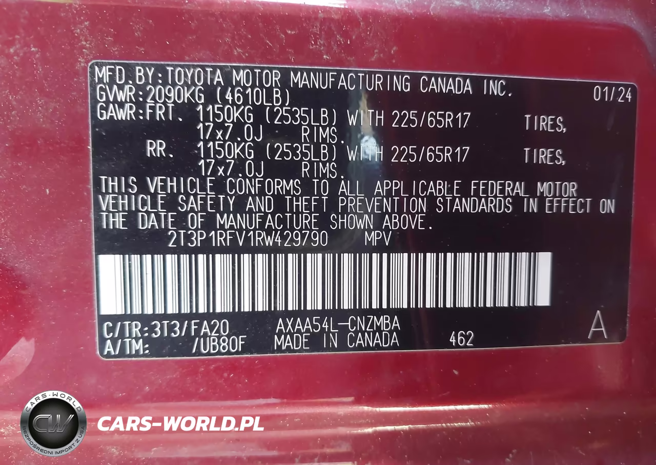 2024 Toyota Rav4 Xle VIN:2T3P1RFV1RW429790 - 9