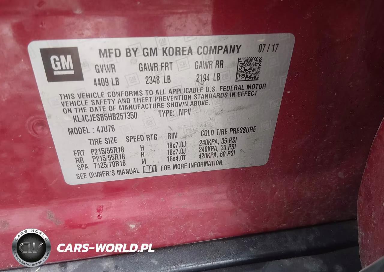 2017 Buick Encore Preferred VIN:KL4CJESB5HB257350 - 9