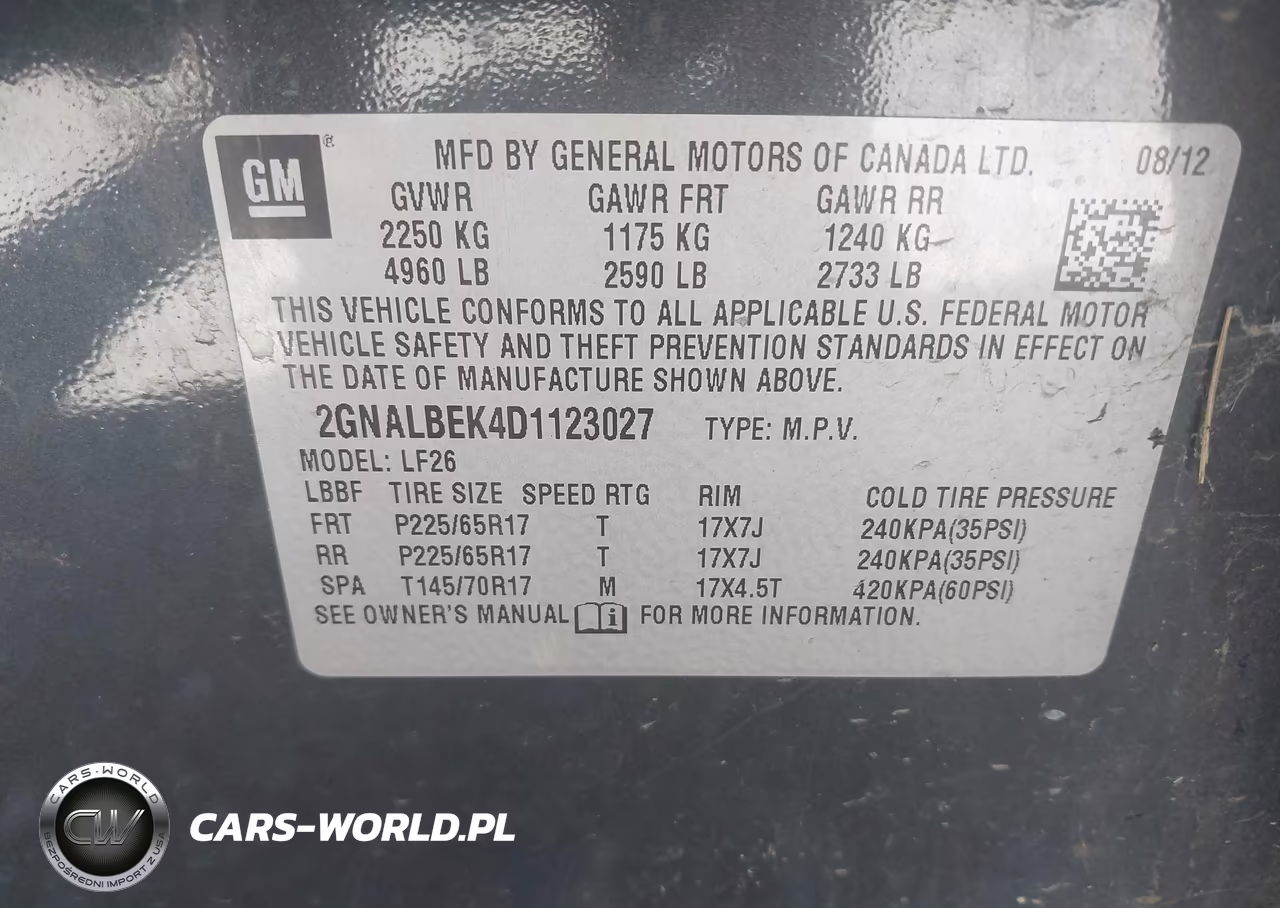 2013 Chevrolet Equinox Ls VIN:2GNALBEK4D1123027 - 9