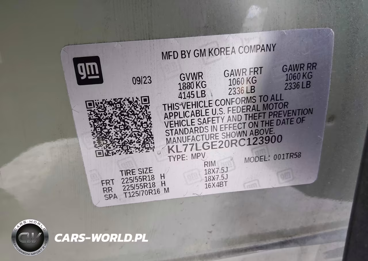 2024 Chevrolet Trax Fwd 1Rs VIN:KL77LGE20RC123900 - 9