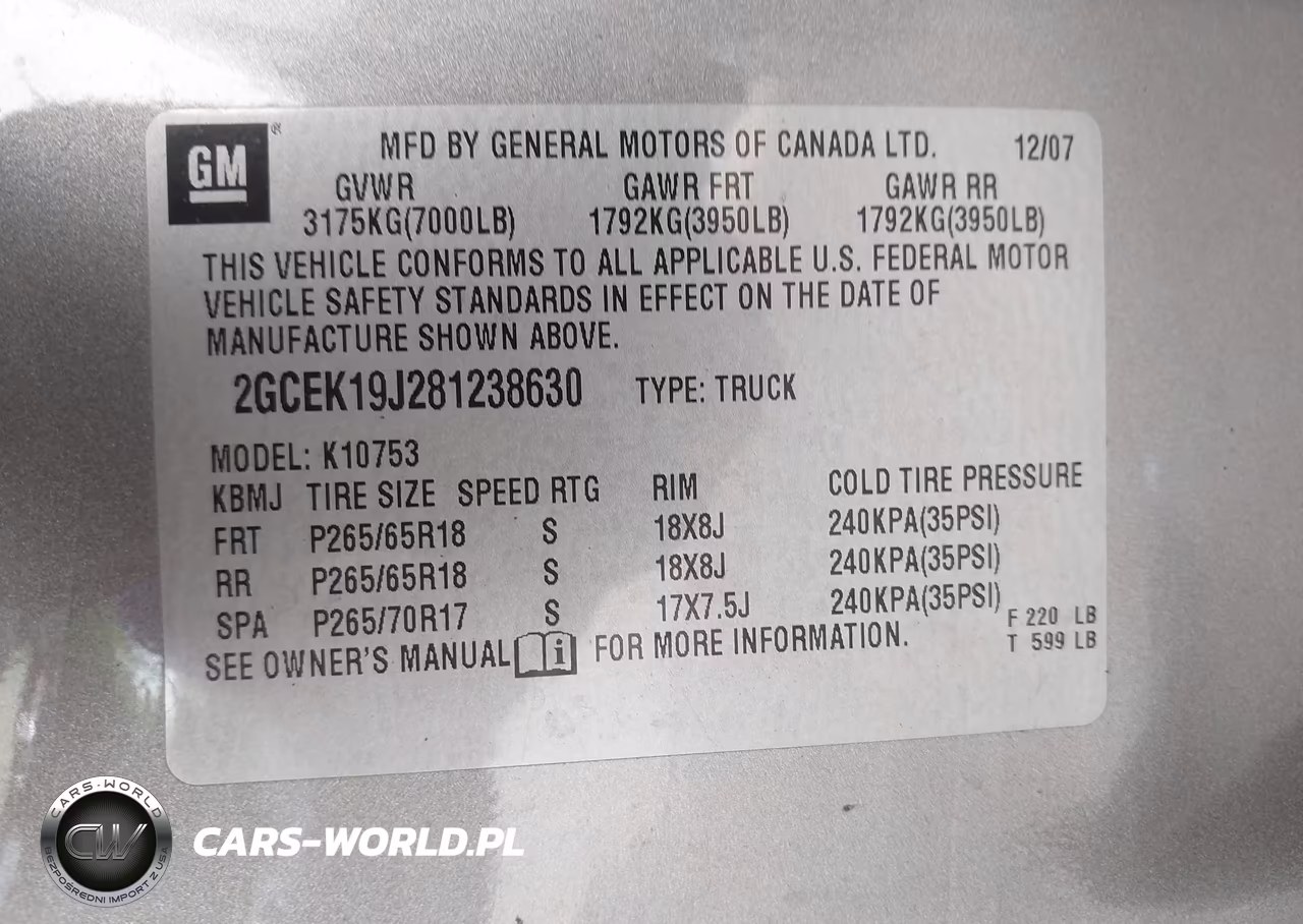 2008 Chevrolet Silverado 1500 Lt1 VIN:2GCEK19J281238630 - 9