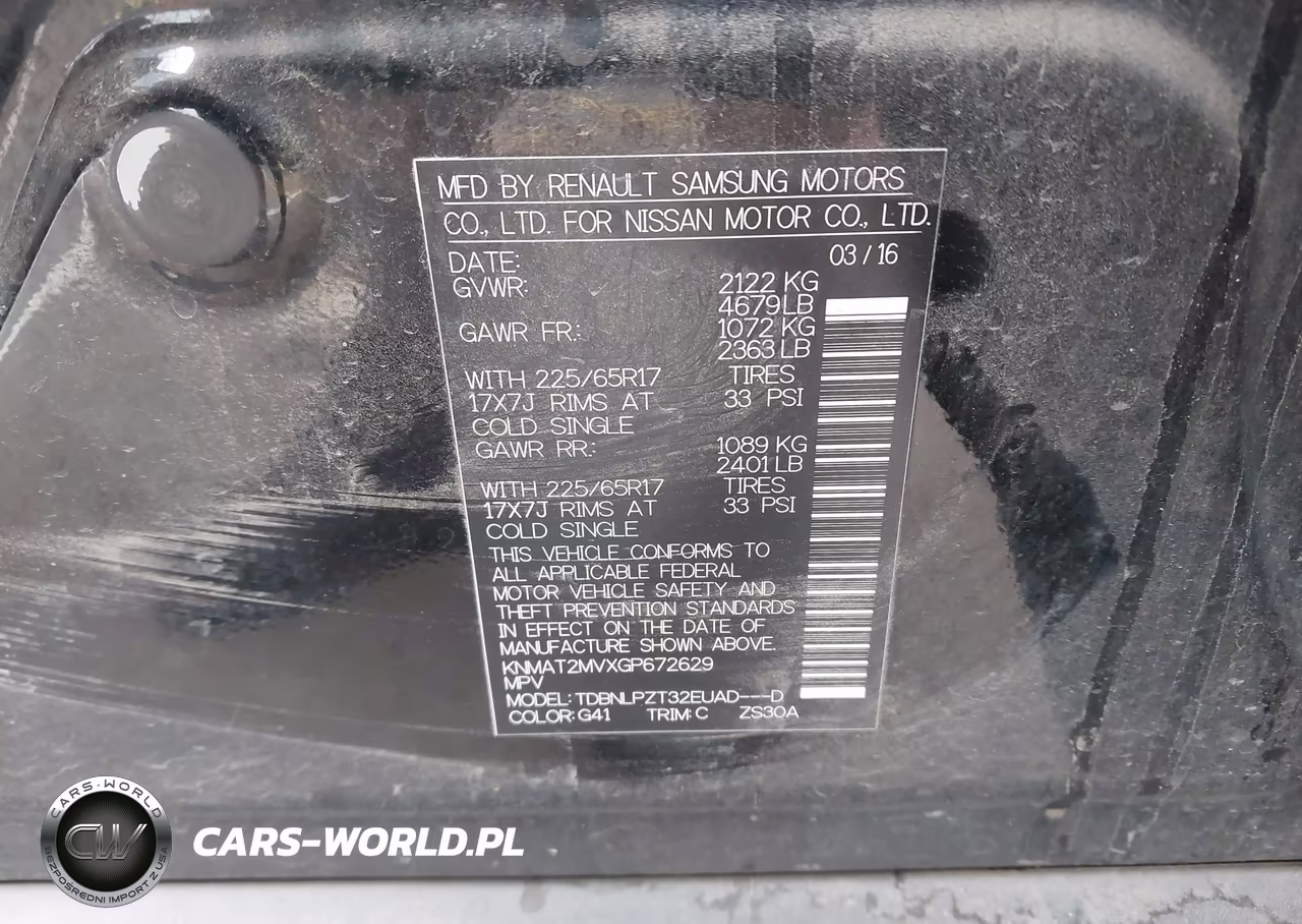 2016 Nissan Rogue S VIN:KNMAT2MVXGP672629 - 9