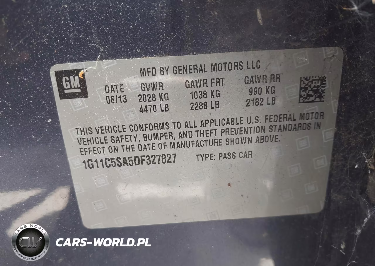 2013 Chevrolet Malibu 1Lt VIN:1G11C5SA5DF327827 - 9