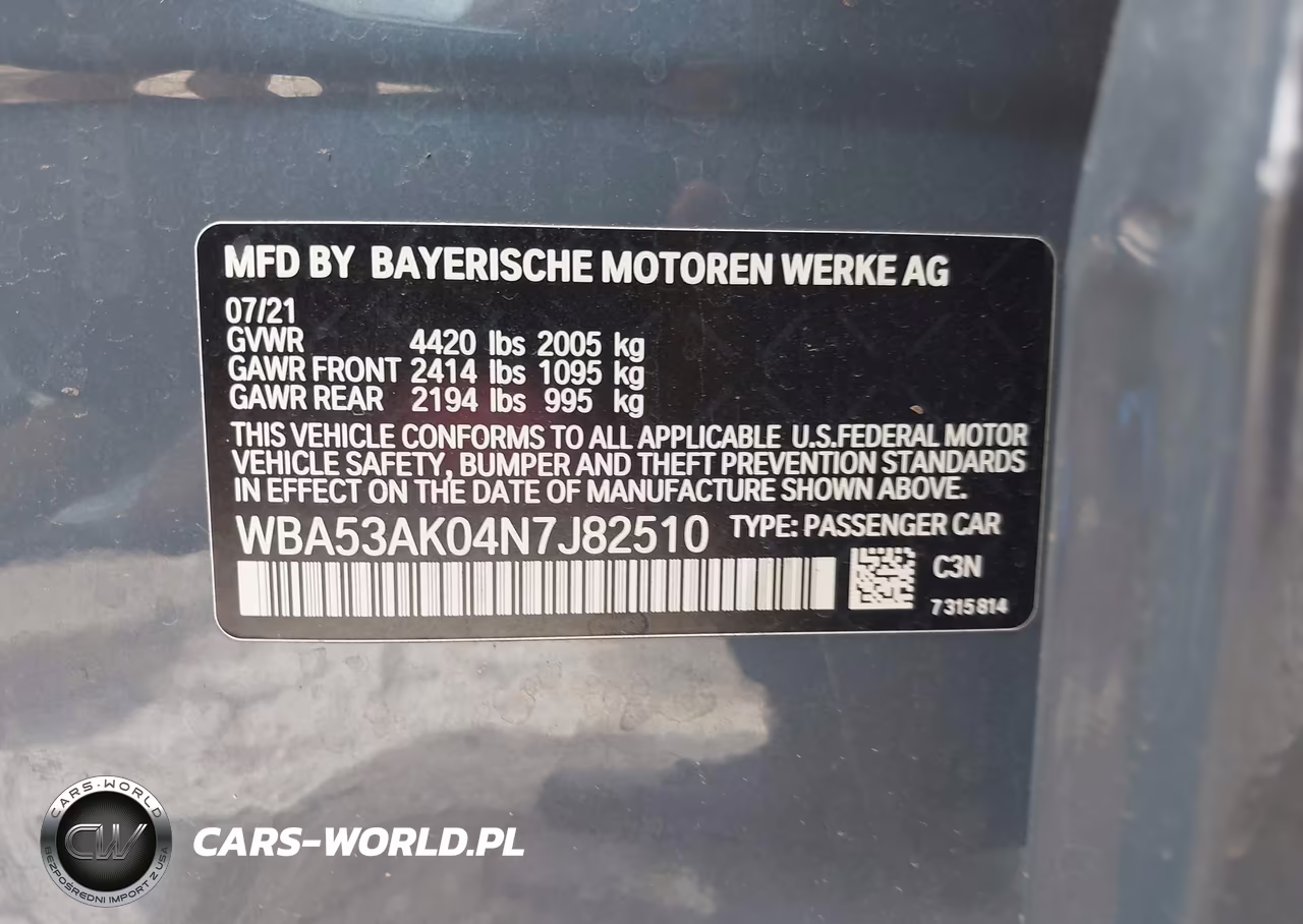 2022 BMW 228 Gran Coupe I Sdrive VIN:WBA53AK04N7J82510 - 9