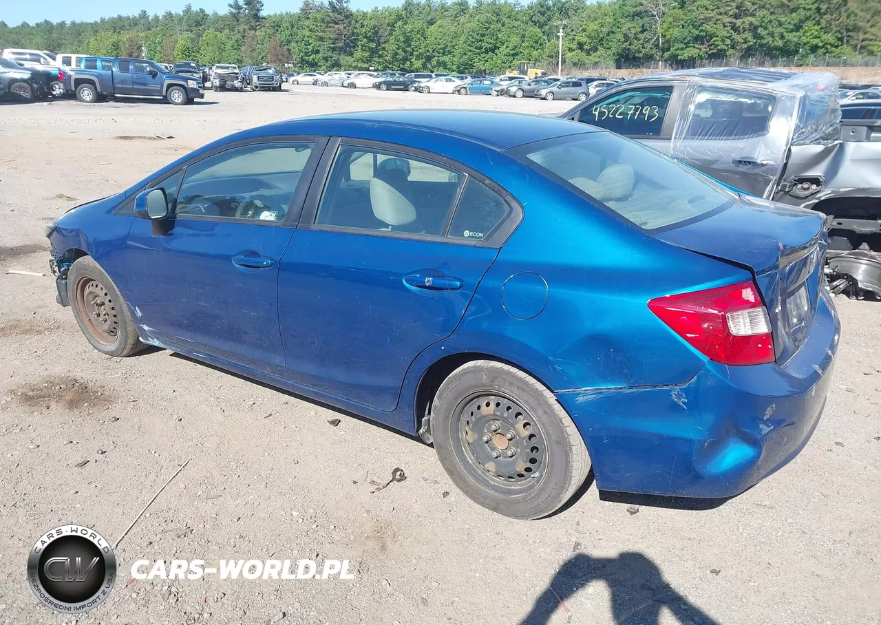 2012 Honda Civic Lx VIN:2HGFB2F50CH585750 - 3