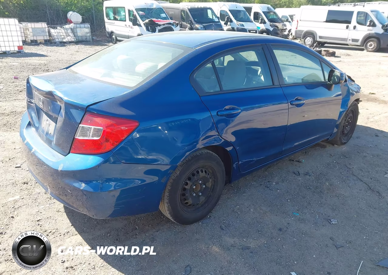 2012 Honda Civic Lx VIN:2HGFB2F50CH585750 - 4