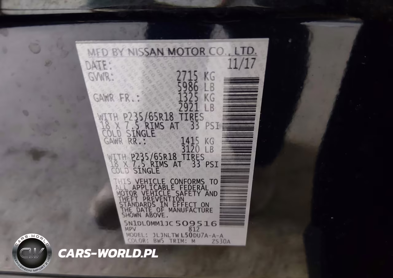 2018 Infiniti Qx60 VIN:5N1DL0MM1JC509516 - 9