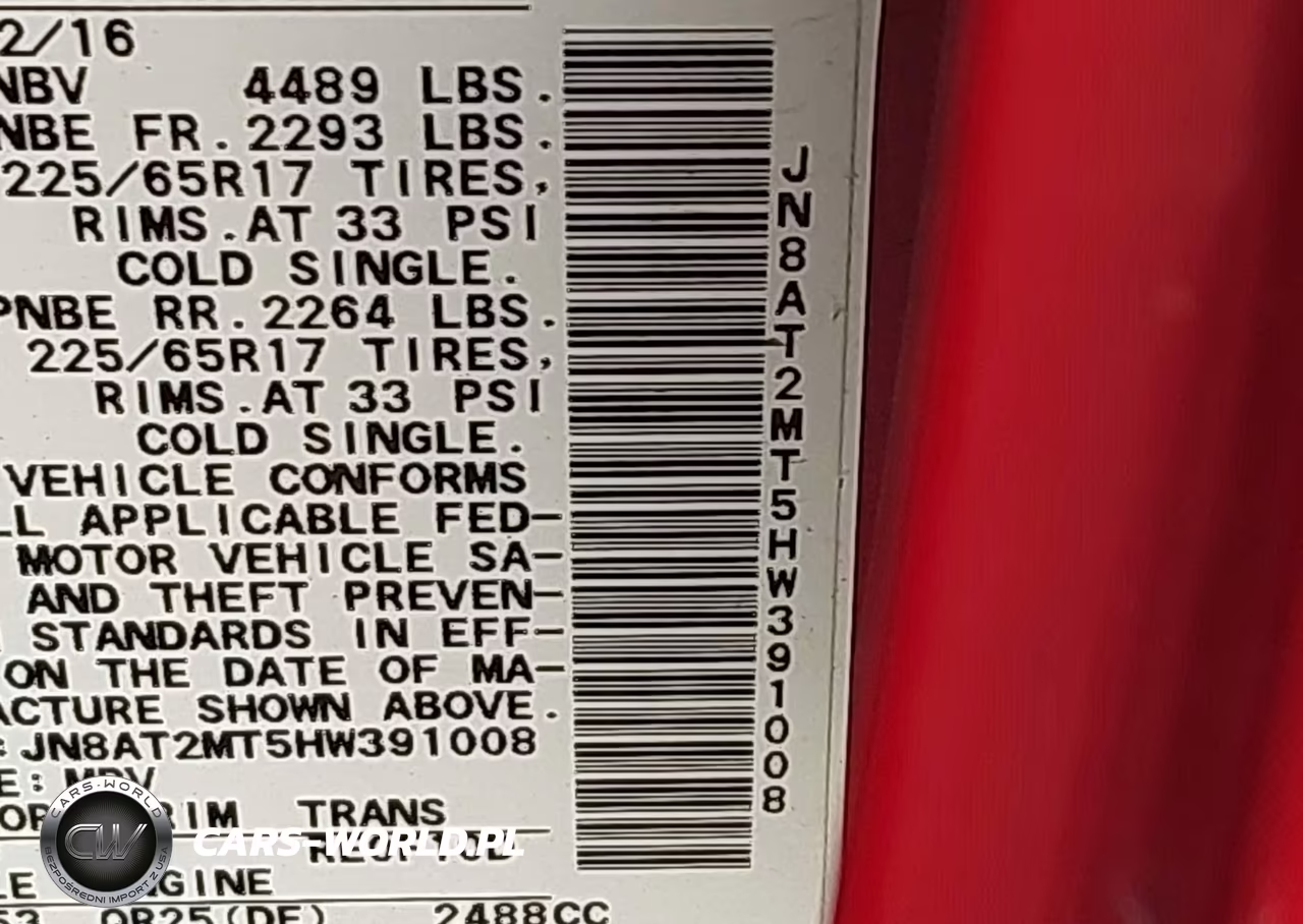 2017 Nissan Rogue S VIN:JN8AT2MT5HW391008 - 9
