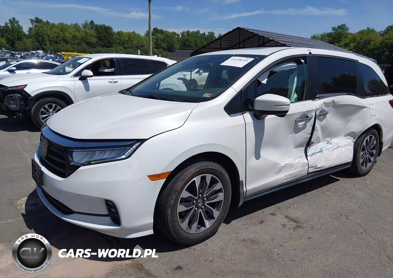 2022 Honda Odyssey Ex-L VIN:5FNRL6H78NB034506 - 2
