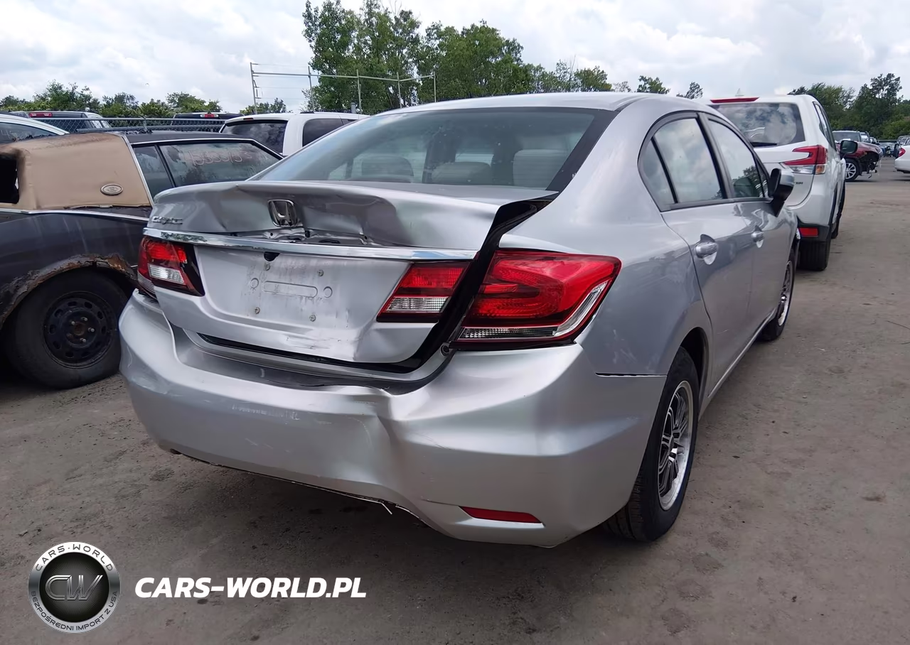2015 Honda Civic Lx VIN:19XFB2F52FE111314 - 4
