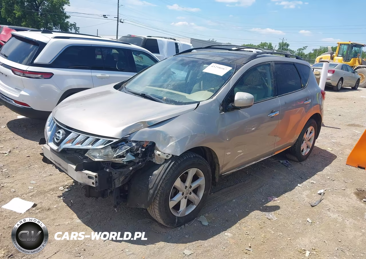 2009 Nissan Murano Sl VIN:JN8AZ18U19W024149 - 2