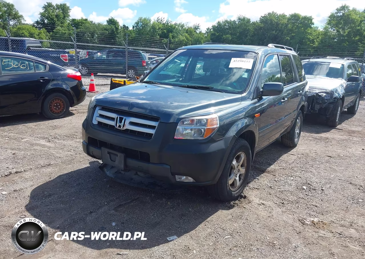 2006 Honda Pilot Ex VIN:2HKYF184X6H563972 - 2