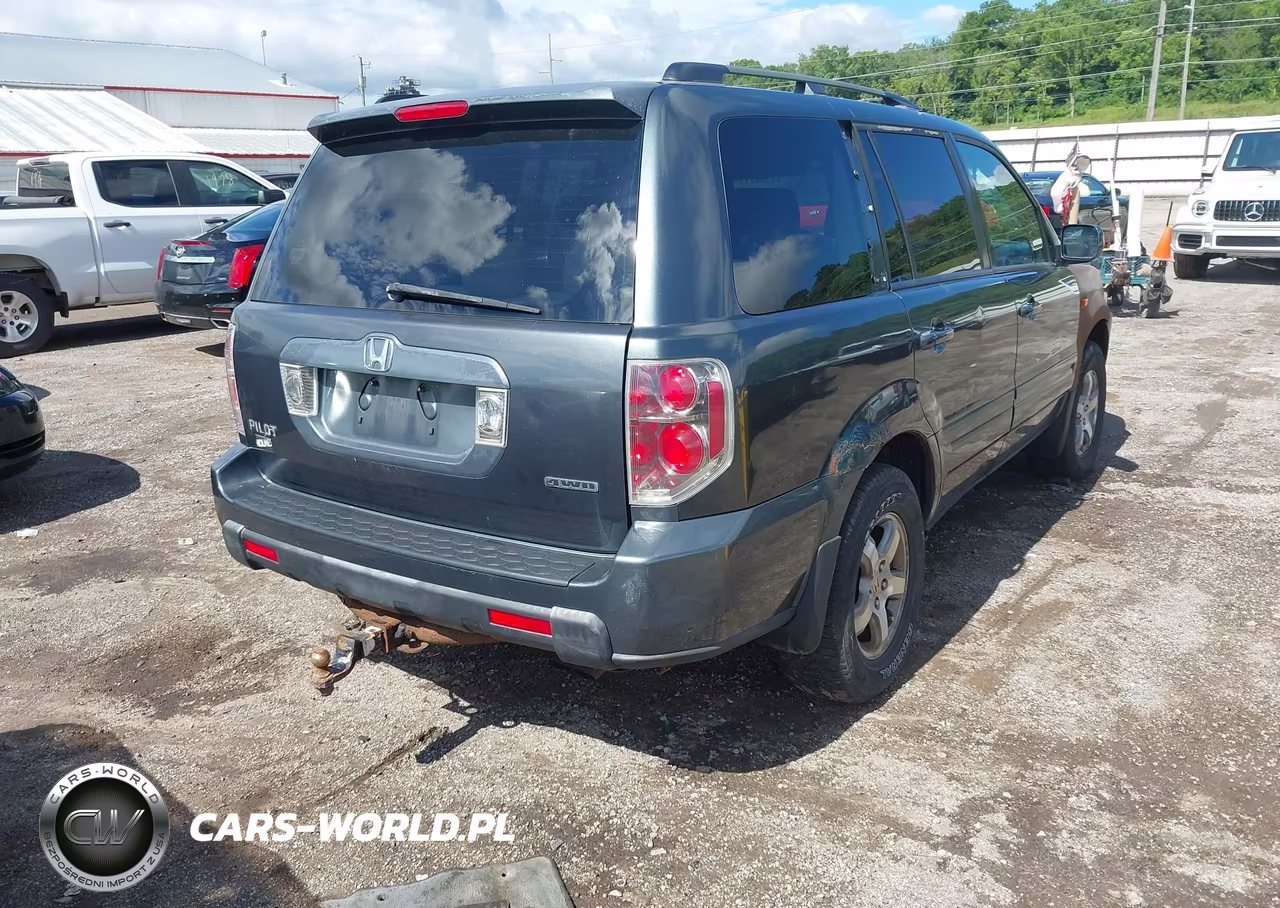 2006 Honda Pilot Ex VIN:2HKYF184X6H563972 - 4