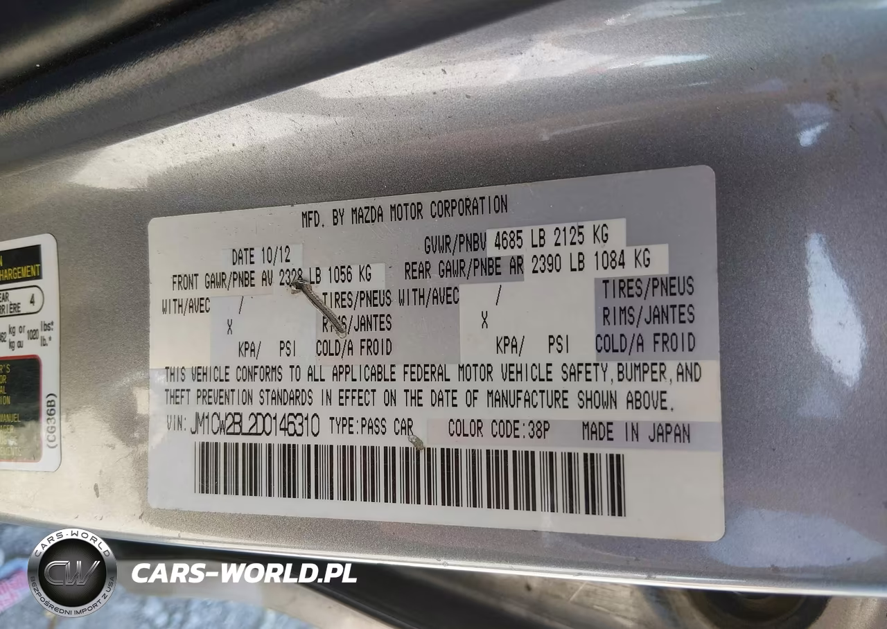 2013 Mazda Mazda5 Sport VIN:JM1CW2BL2D0146310 - 9