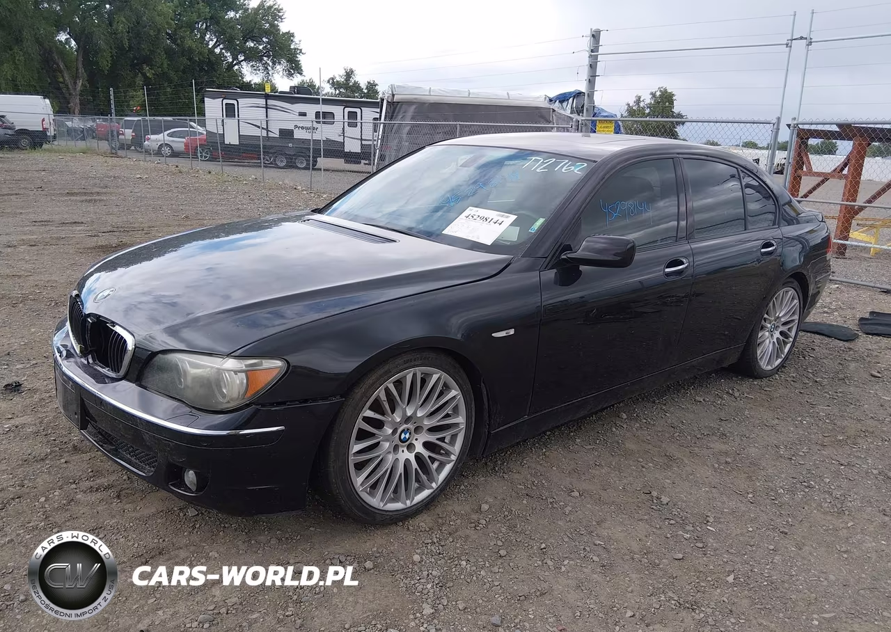 2008 BMW 750I VIN:WBAHL83568DT12762 - 2