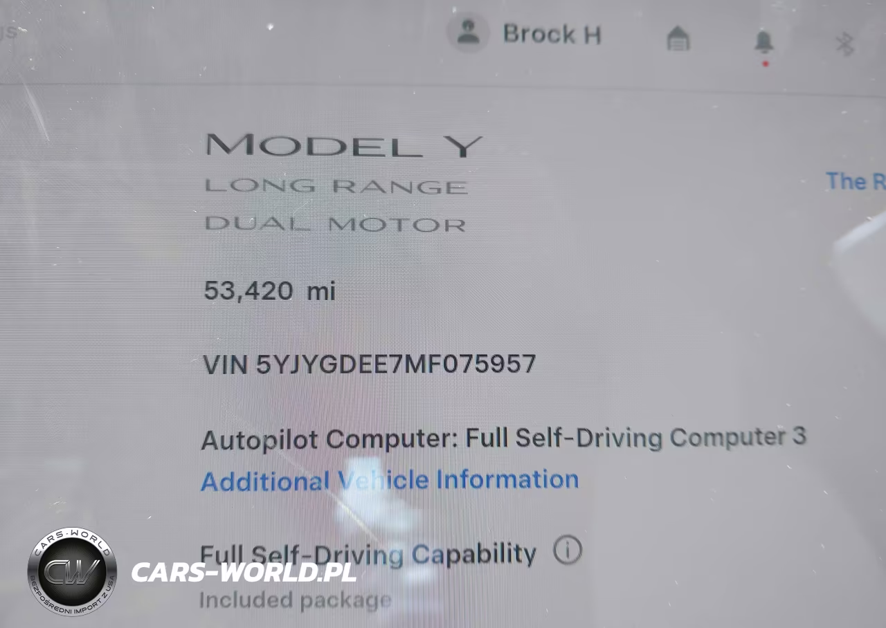 2021 Tesla Model Y Long Range Dual Motor All-Wheel Drive VIN:5YJYGDEE7MF075957 - 14