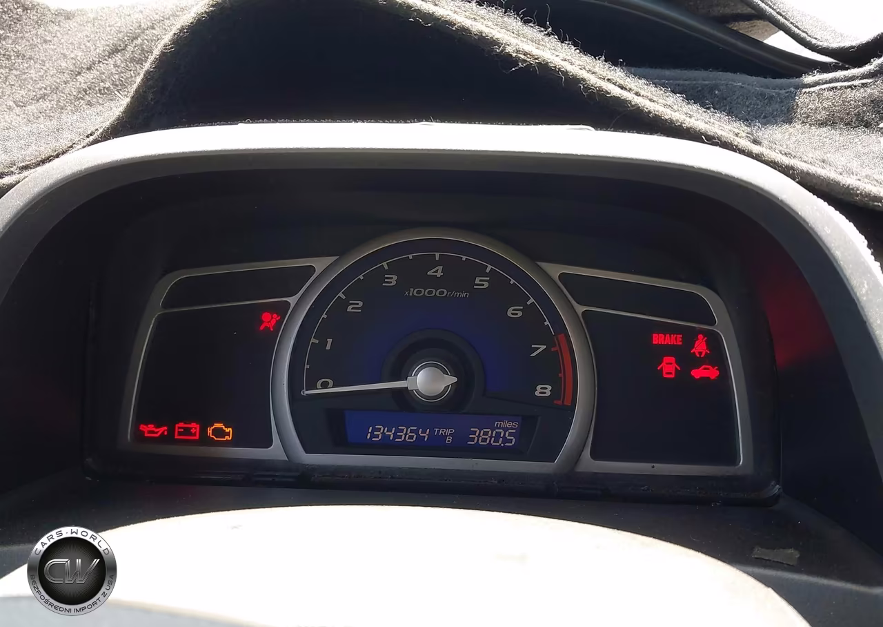 2007 Honda Civic Lx VIN:1HGFA15547L075828 - 7