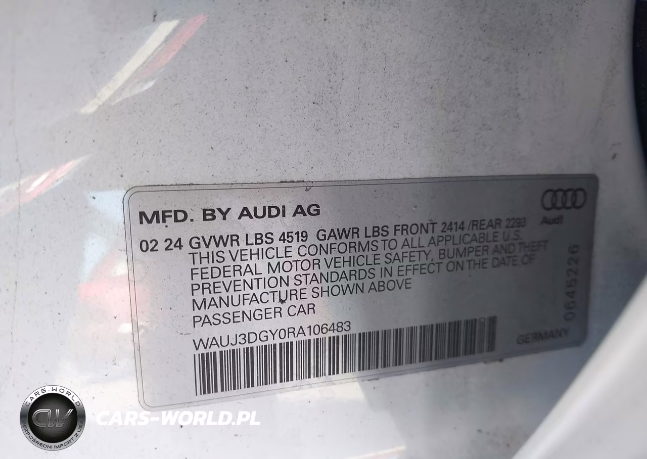 2024 Audi S3 Prestige VIN:WAUJ3DGY0RA106483 - 9
